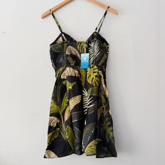 NWT! Cupshe "Hawaiian Sun Tropical" Lightweight Summer Mini Beach Dress Size SM - Picture 6 of 6